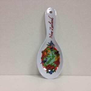 Red Border Resting SPoon