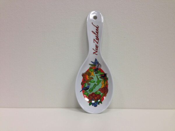 Red Border Resting SPoon