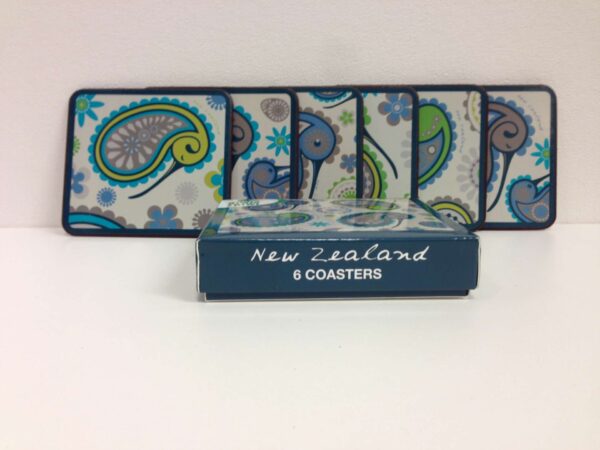 Paisley Kiwi Coasters