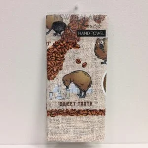 Coffee Kiwis Hand Towel Coffee Kiwis Hand Towel