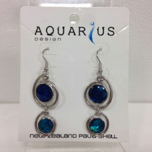 paua drop earrings