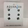 paua stud earrings