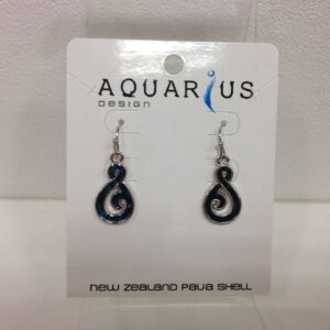Paua Twist earrings