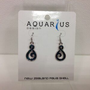 Paua Twist earrings