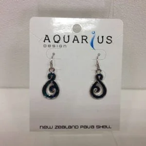 Paua Twist Earrings Paua Twist earrings