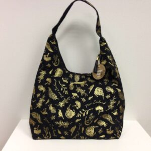 Black & Gold shoulder bag