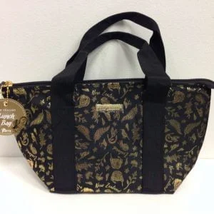 Black & Gold Lunch Bag Black & Gold Lunch Bag