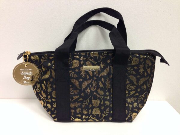 Black & Gold Lunch Bag