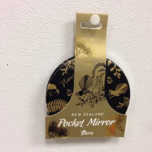 Black & Gold Pocket Mirror