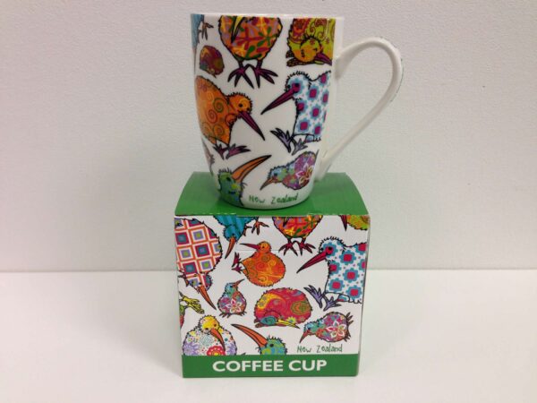 Kaleidoscope Kiwi Coffee Mug