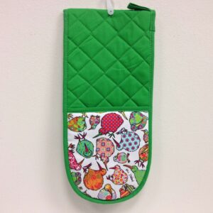 Kaleidoscope Kiwi Double Oven Mitt