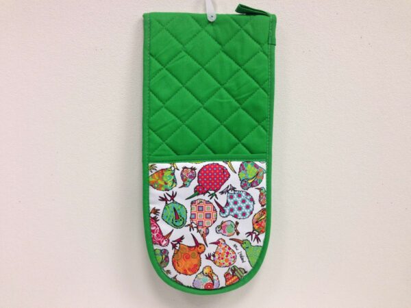 Kaleidoscope Kiwi Double Oven Mitt