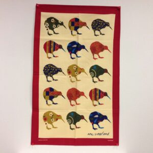 Kiwi Applique Tea Towel