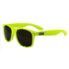 Moana Road Yellow Plastic Fantastic Sunglasses with Black Lenses