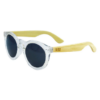 Moana Road Clear Grace Kelly Sunglasses with Wooden Arms
