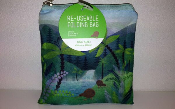 NZ Scene Kiwi Folding Bag