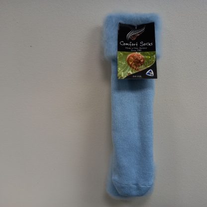 Powder Blue Bed Socks