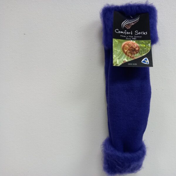Purple Bed Socks