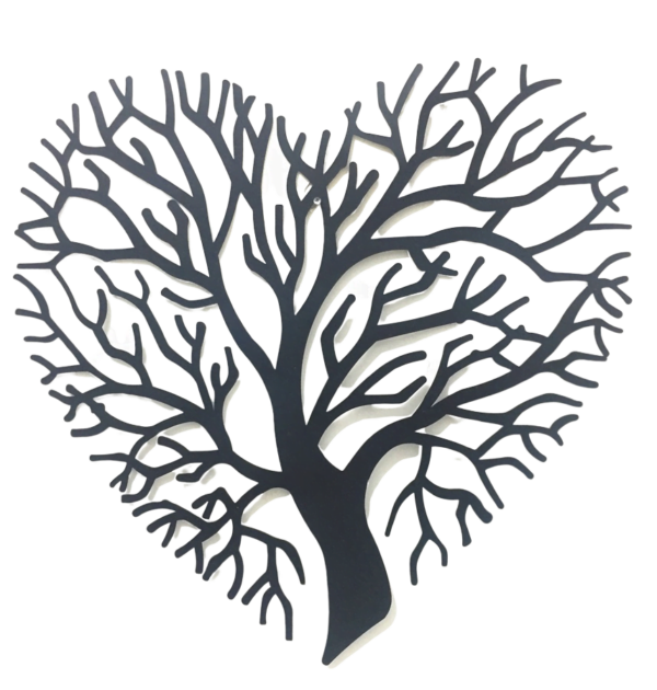 Tree of Heart Metal Wall Art.