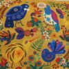 Retro Birds Kiwi Holiday Cushion Cover Tan