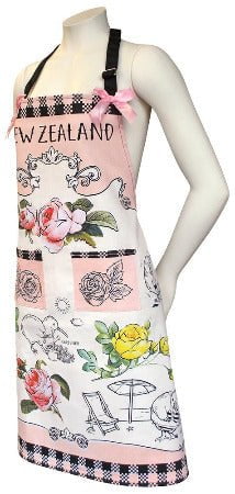 Kiwis and Flowers Apron