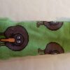 Bed Socks - Green with Brown Kiwis