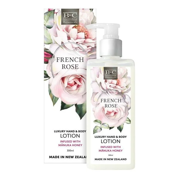 French Rose Hand & Body Lotion - Banks & Co French Rose Hand & Body Lotion - Banks & Co