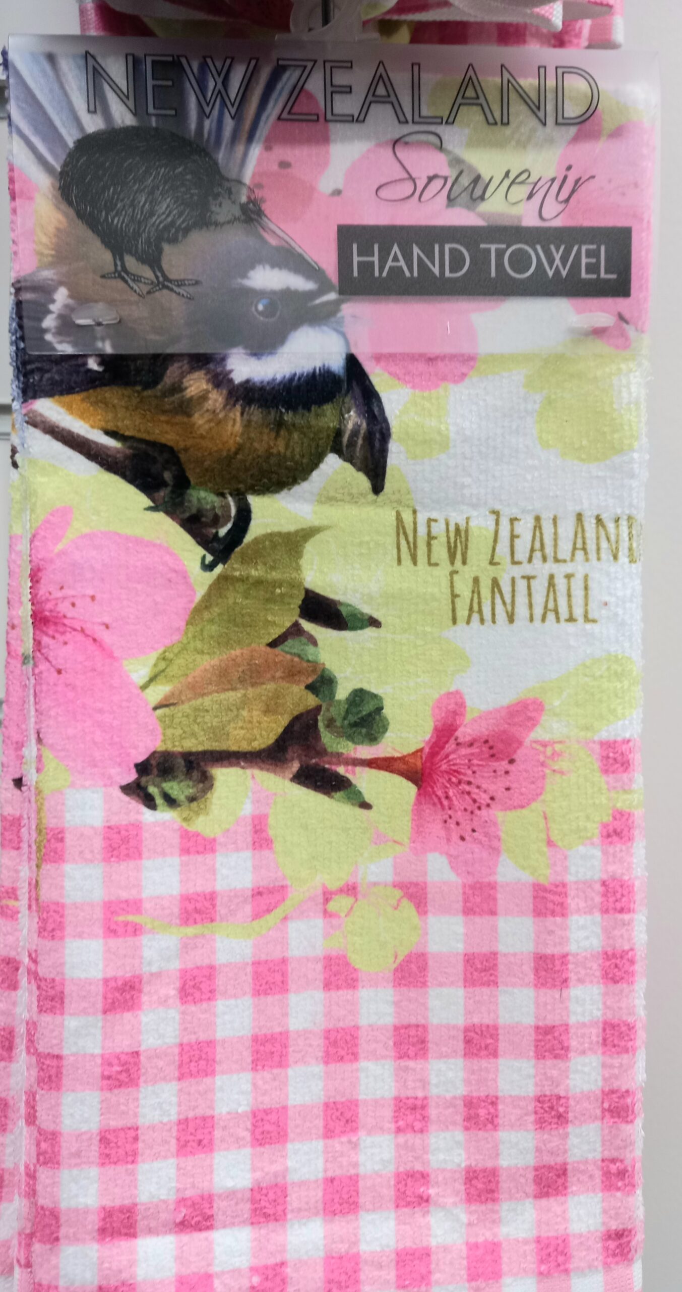 Fantail Hand Towel - Pink