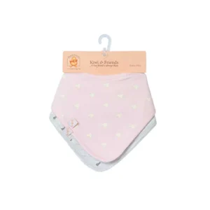 Set 2 Bandana Bibs - Kiwis & Ferns Set 2 Bandana Bibs - Kiwis & Ferns