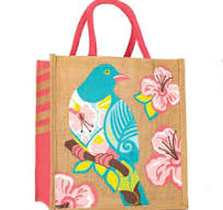 hessian bag pigeon