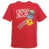 NZ Patches Red T Shirt - NZ Patches Red (Childrens)