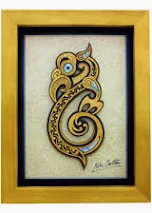 Framed Manaia