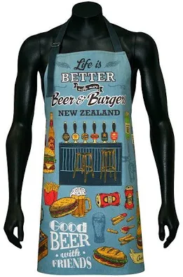 Beer and Burgers Apron Beer and Burgers Apron