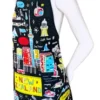 Black Sketch Apron Apron - NZ Black Sketch