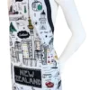 White Sketch Apron Apron - NZ Sketch White